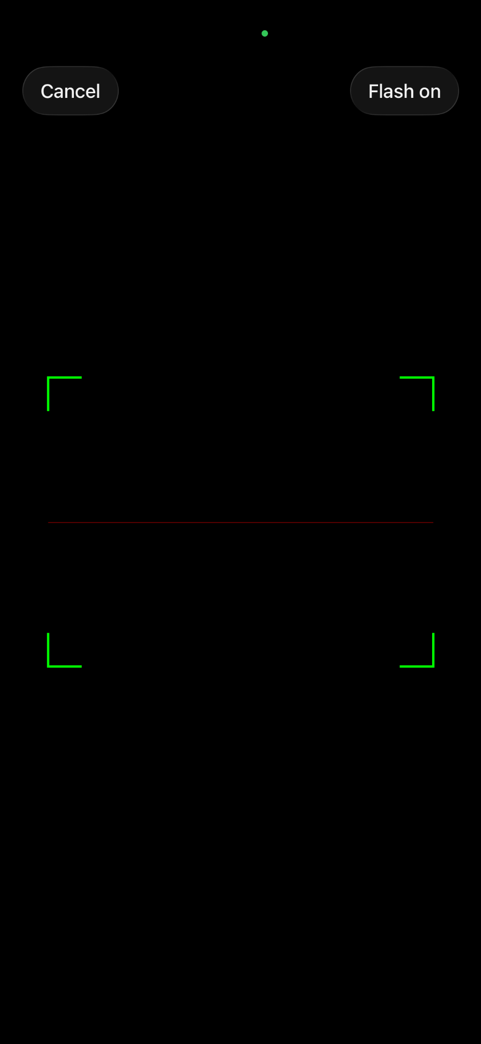 Teknopass PDKS QR scanning screen
